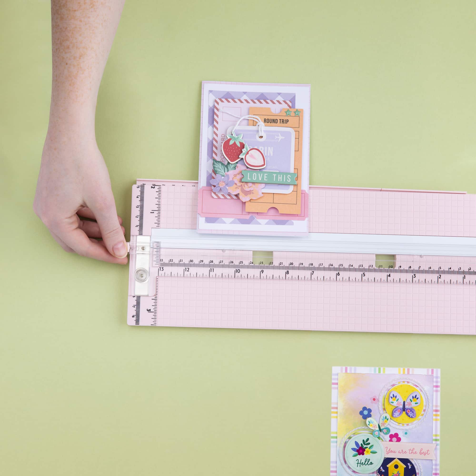 EK Tools 15" Pink Rotary Paper Trimmer
